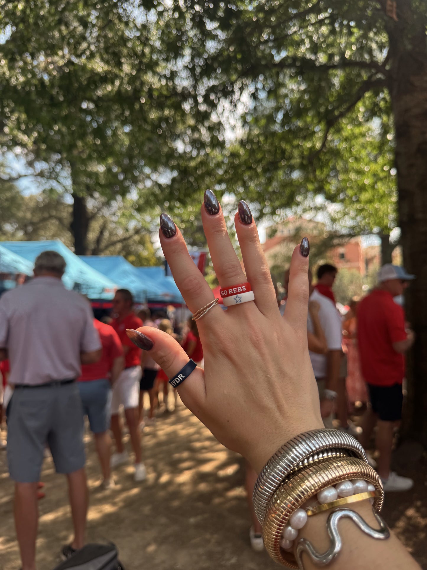 Flip Reversible GO REBS / HYDR Red & White Ring