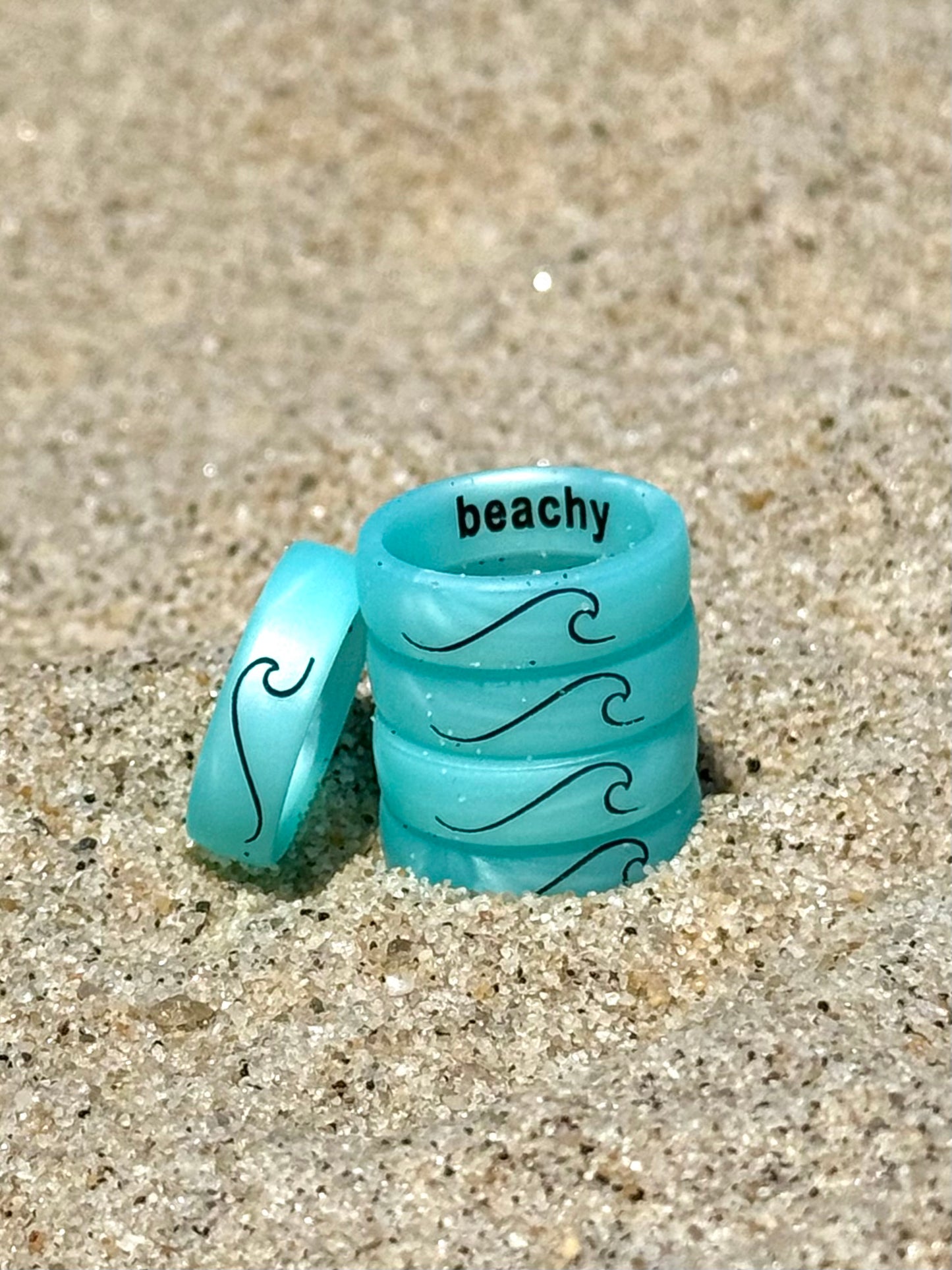 Flip Reversible wave / beachy ring