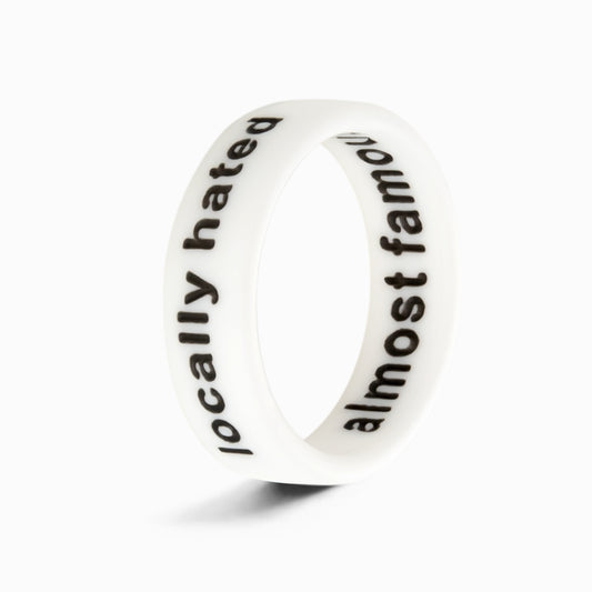 Flip Reversible locally hated / almost famous ring