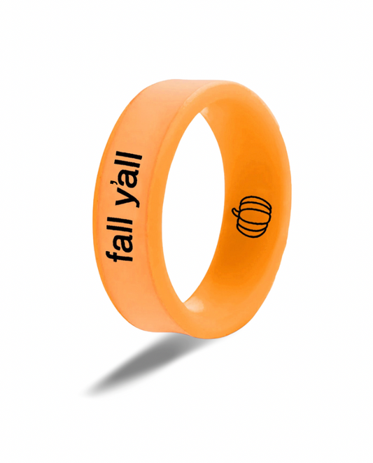 Flip Reversible pumpkin / fall y'all ring