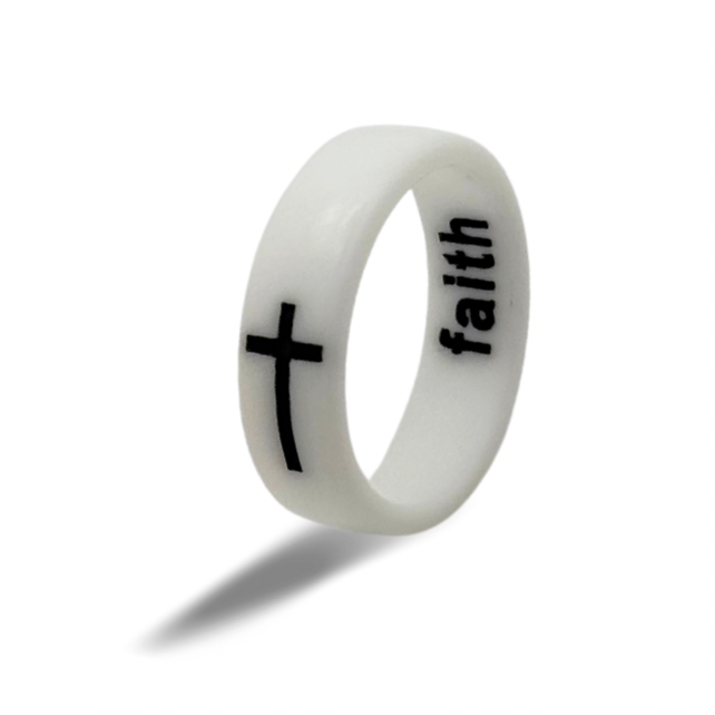Flip cross / faith Ring