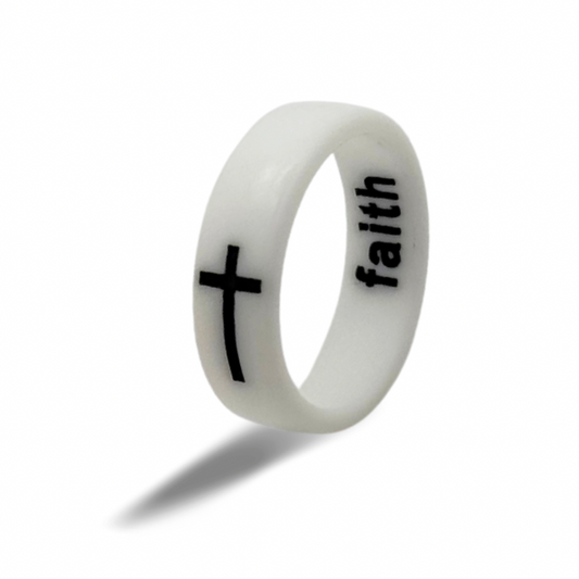 Flip cross / faith Ring