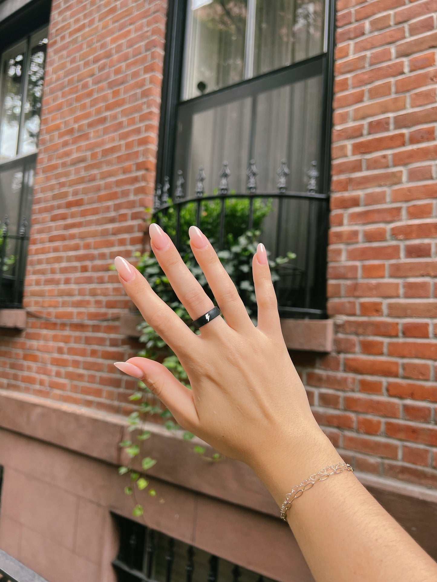 Flip Reversible lightning bolt / cloud ring