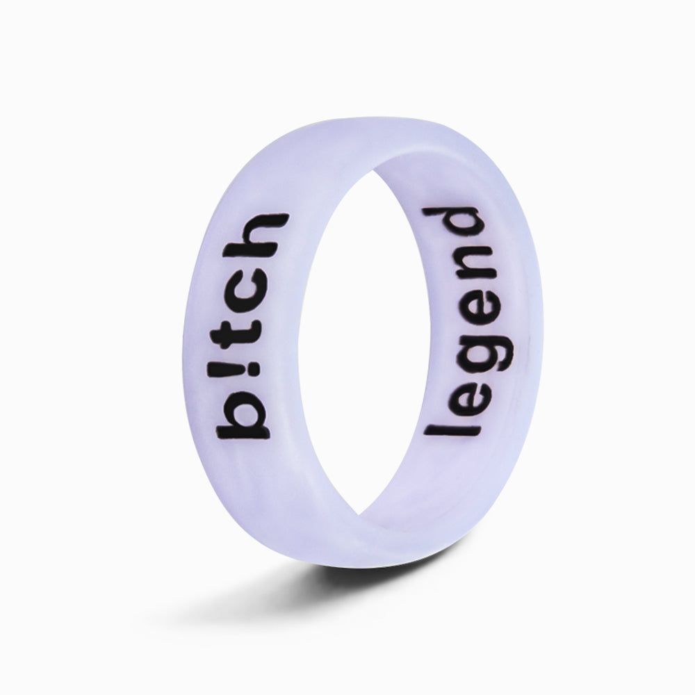 Flip Reversible b!tch / legend ring