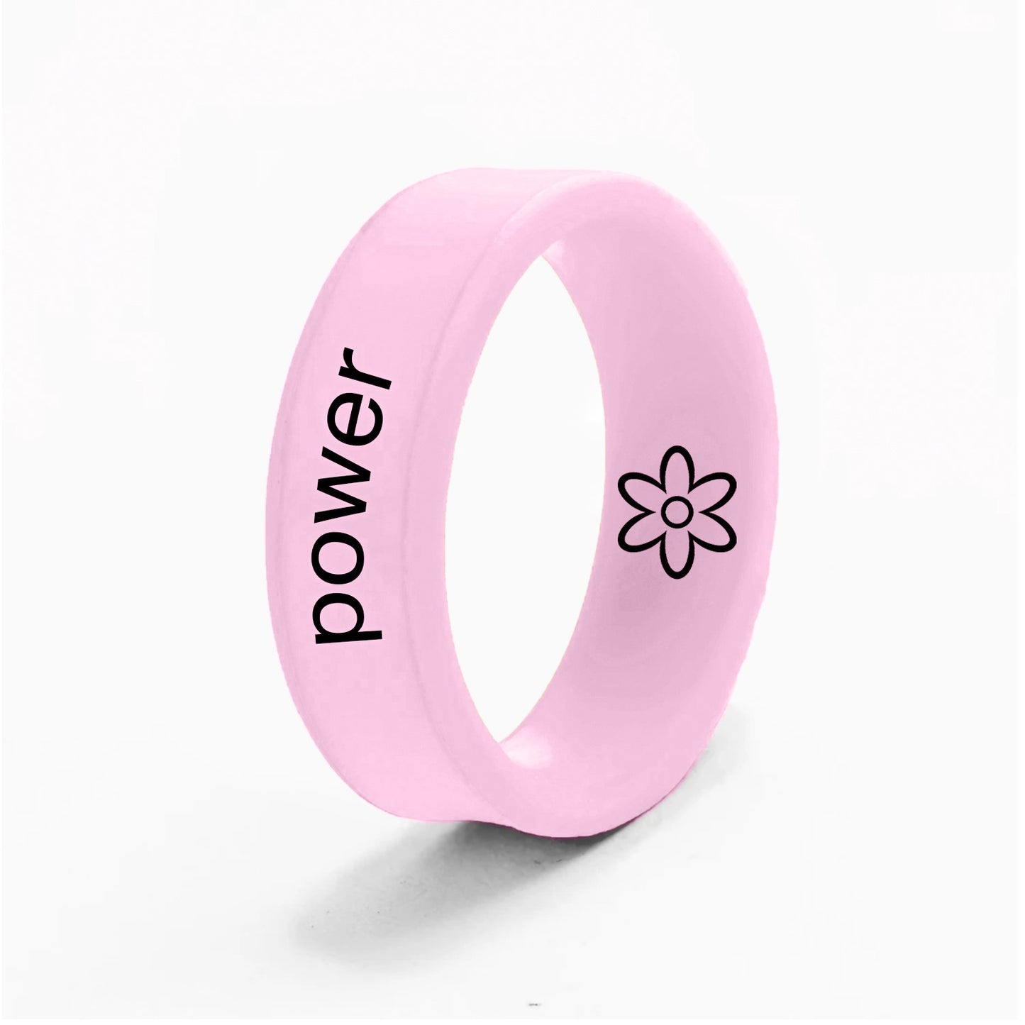 Reversible Flip Flower Power Pink Ring