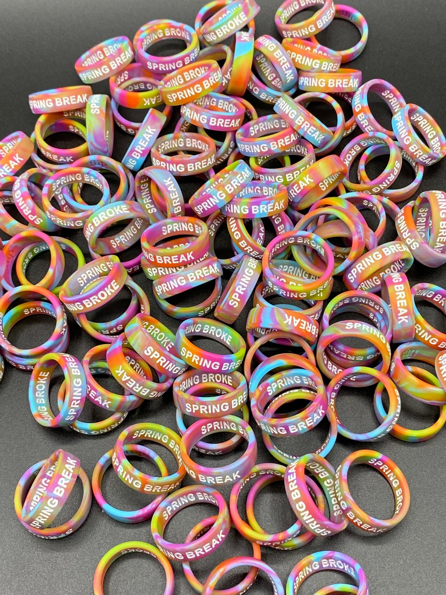 Flip Reversible spring break / spring broke ring