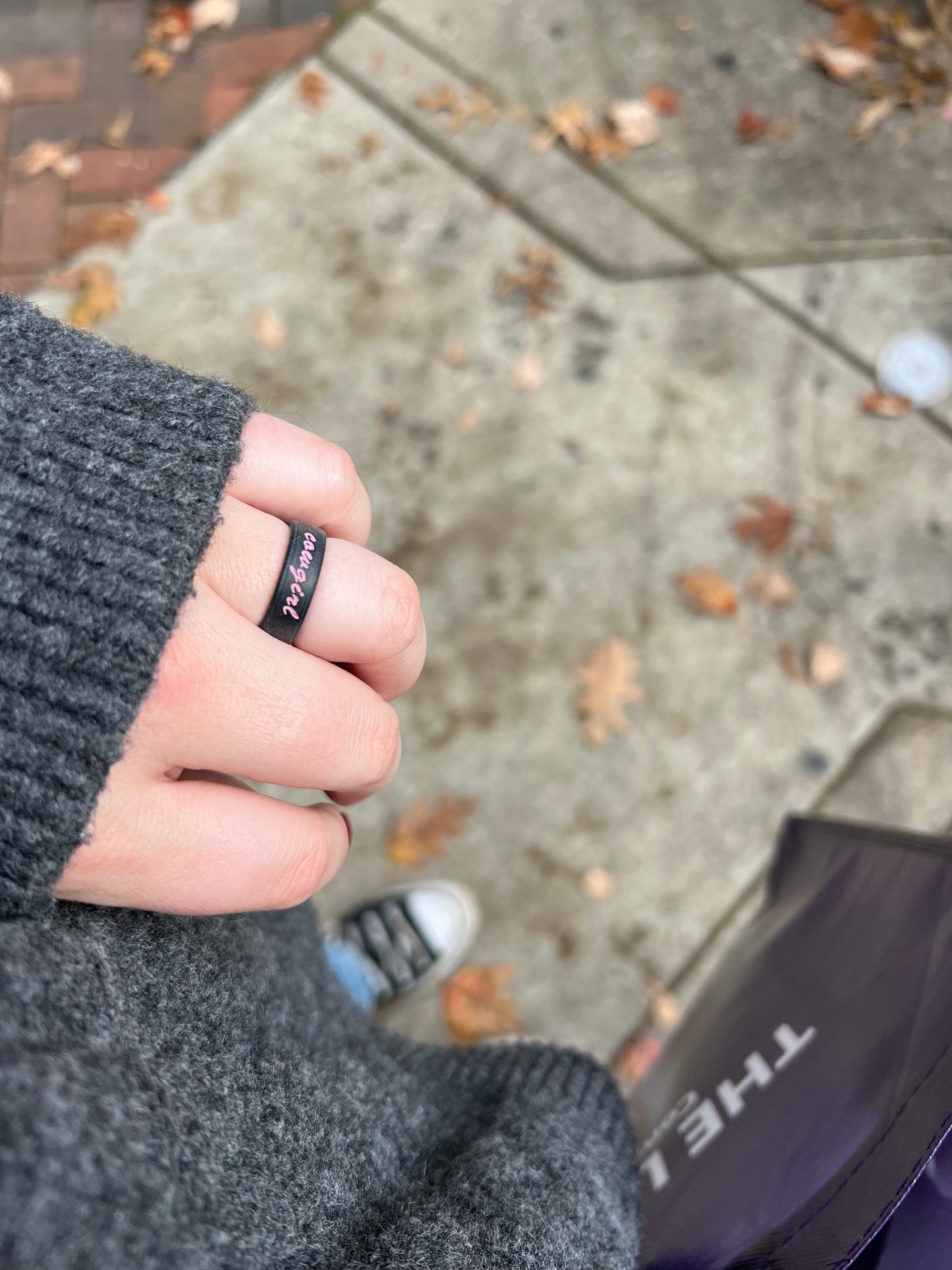 Flip Reversible cowgirl / yeehaw ring
