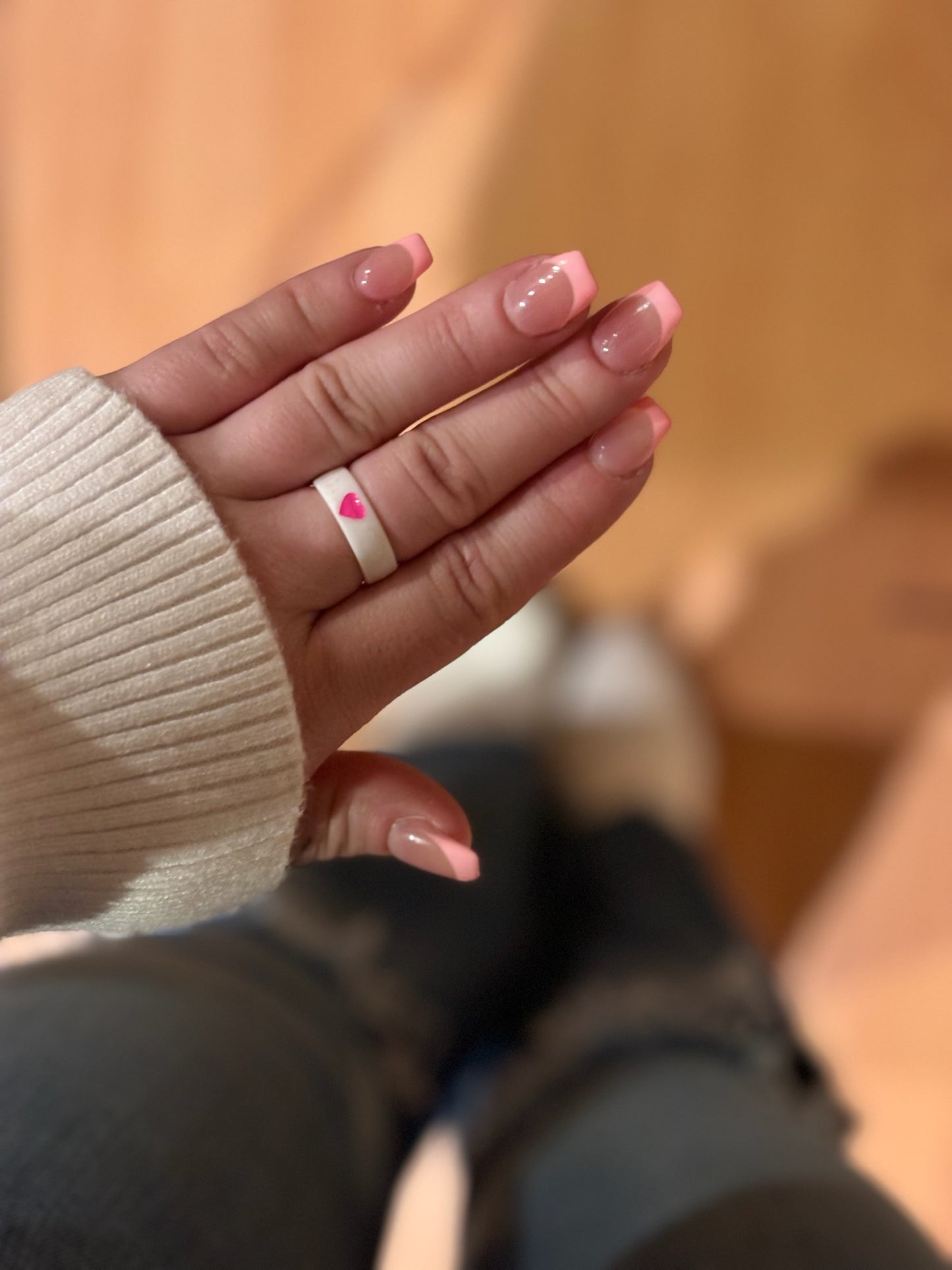 Flip Reversible Heart / Kisses Ring