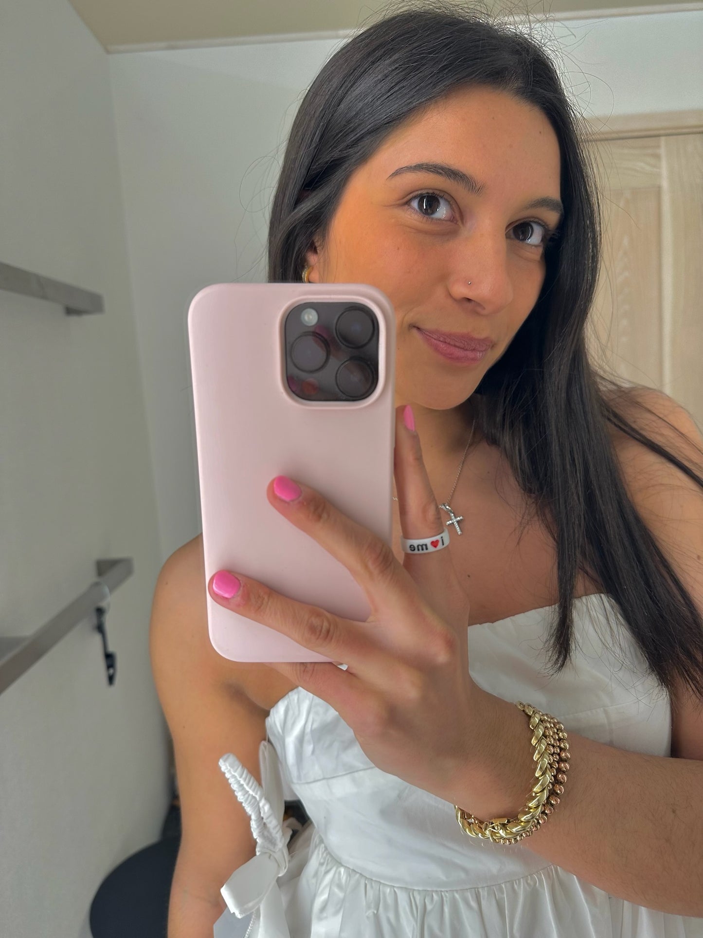 Flip Reversible i❤️me / i❤️u ring