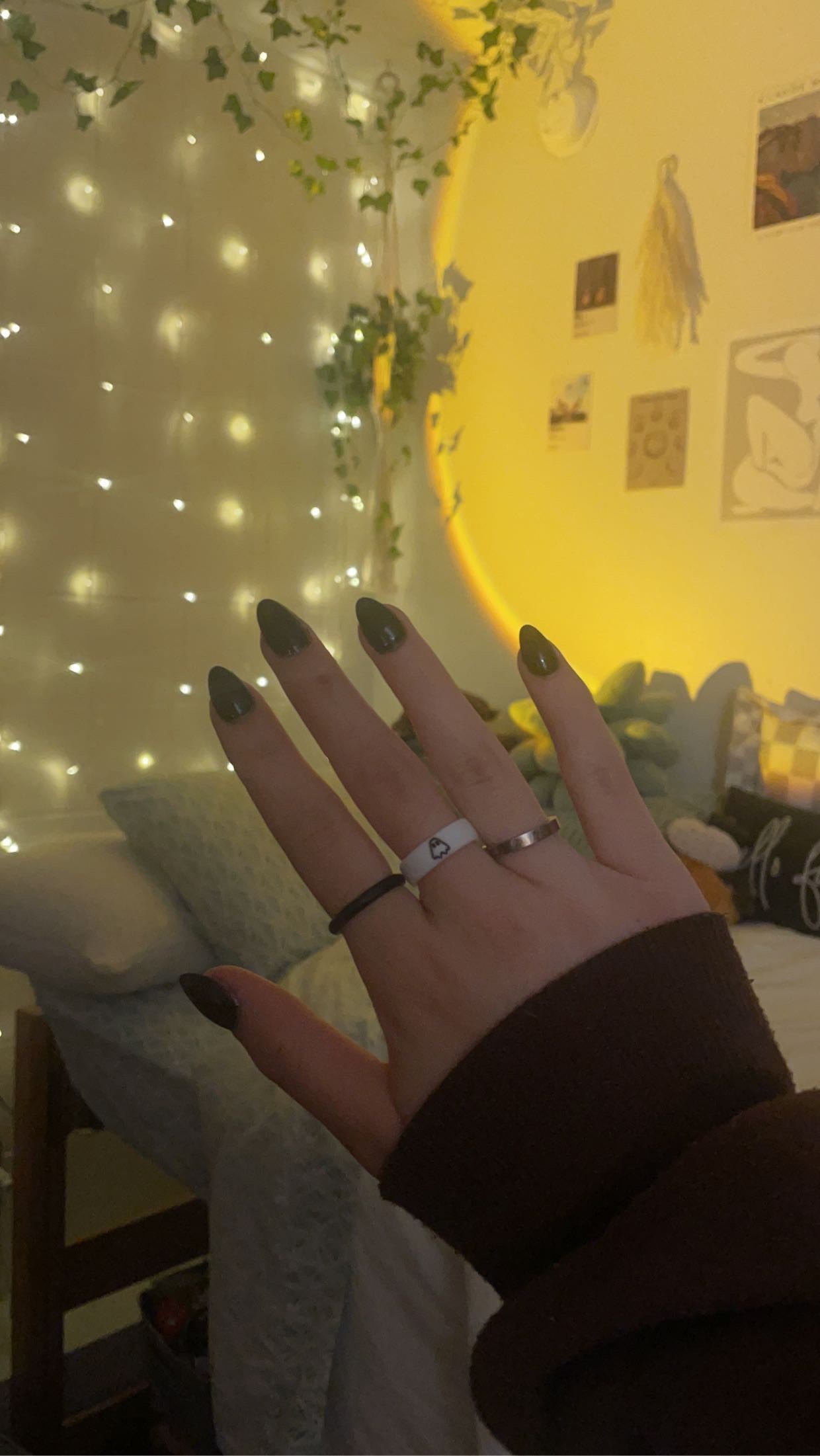 Flip Reversible Ghost / BOO ring