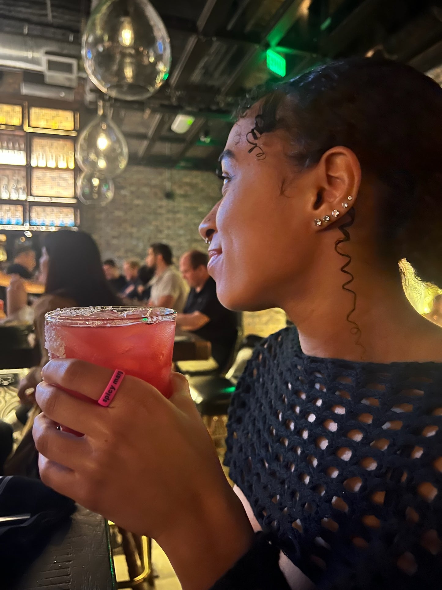 Flip Reversible spicy marg / dirty tini ring