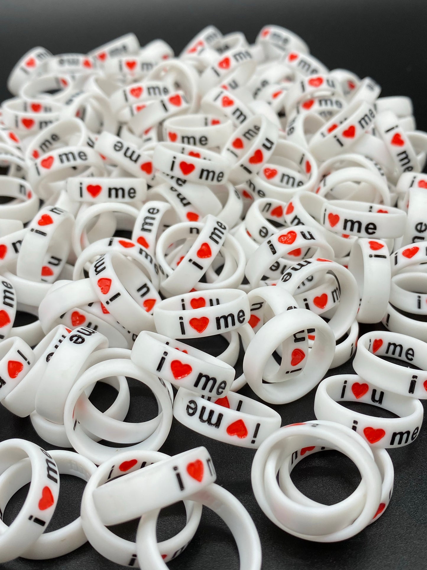 Flip Reversible i❤️me / i❤️u ring