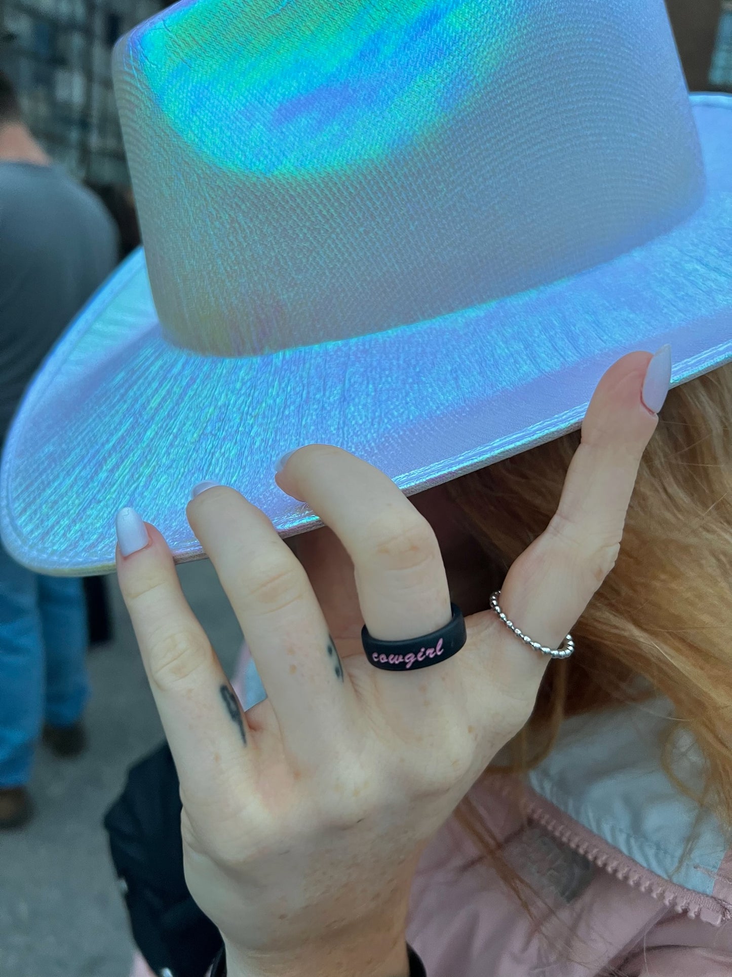 Flip Reversible cowgirl / yeehaw ring