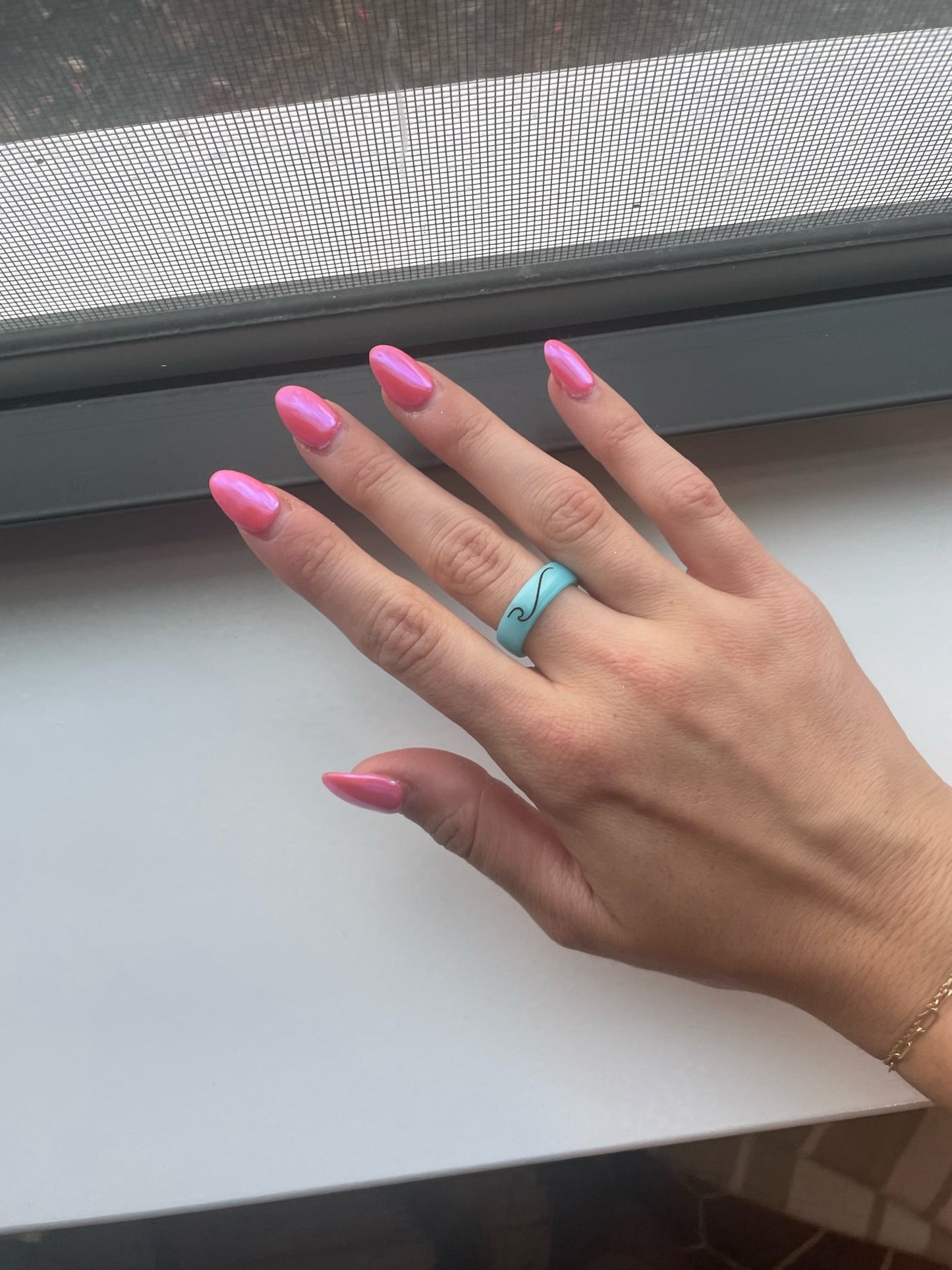 Flip Reversible wave / beachy ring