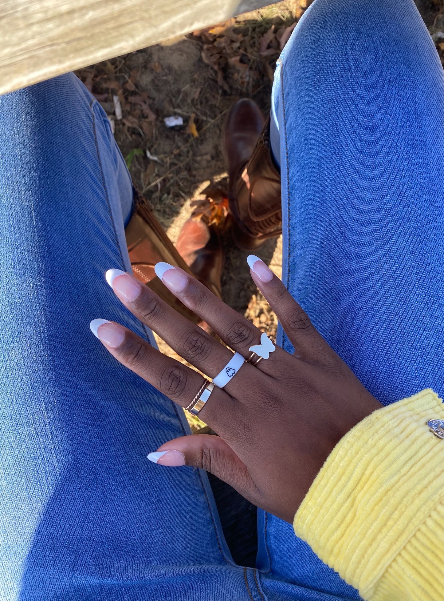 Flip Reversible Ghost / BOO ring