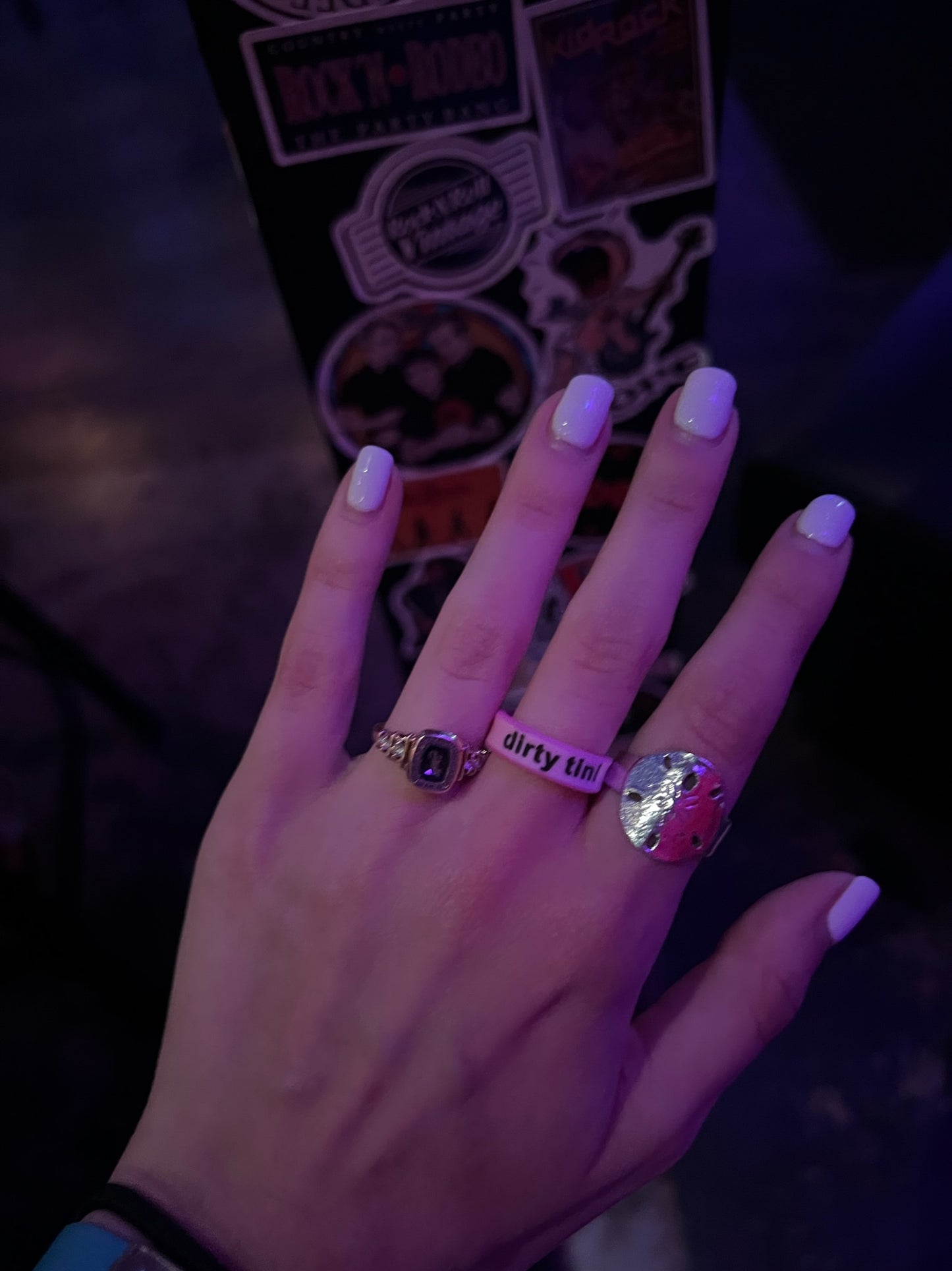 Flip Reversible spicy marg / dirty tini ring