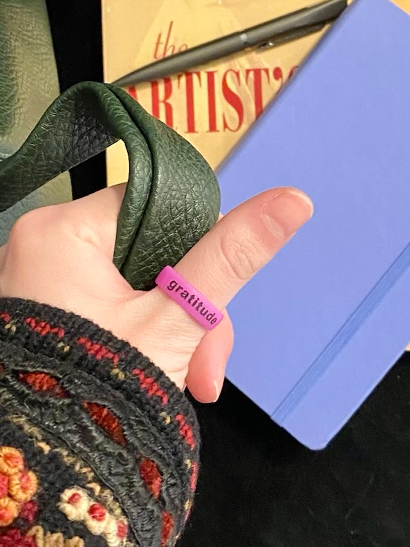 Flip Reversible gratitude / happiness