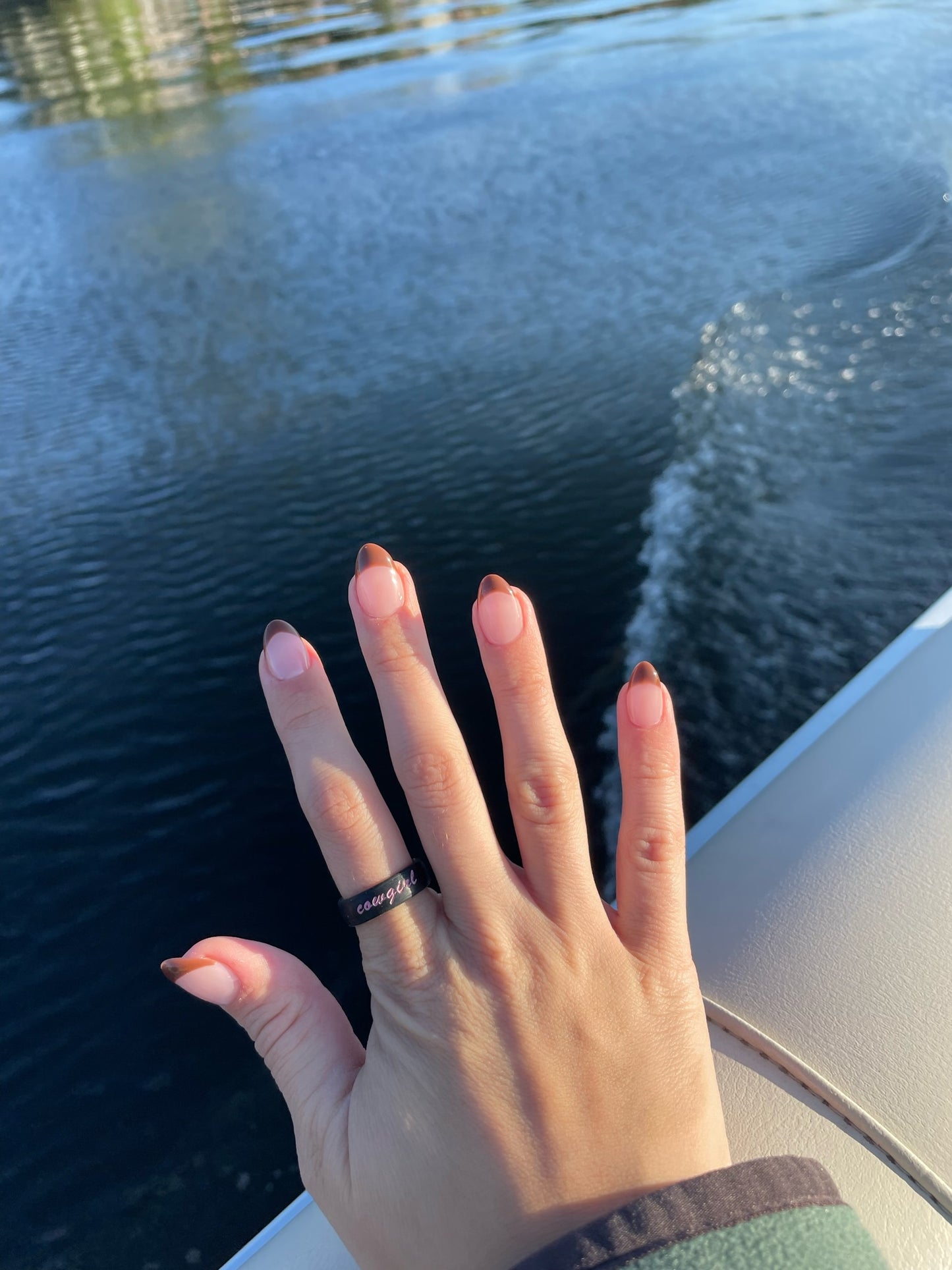 Flip Reversible cowgirl / yeehaw ring