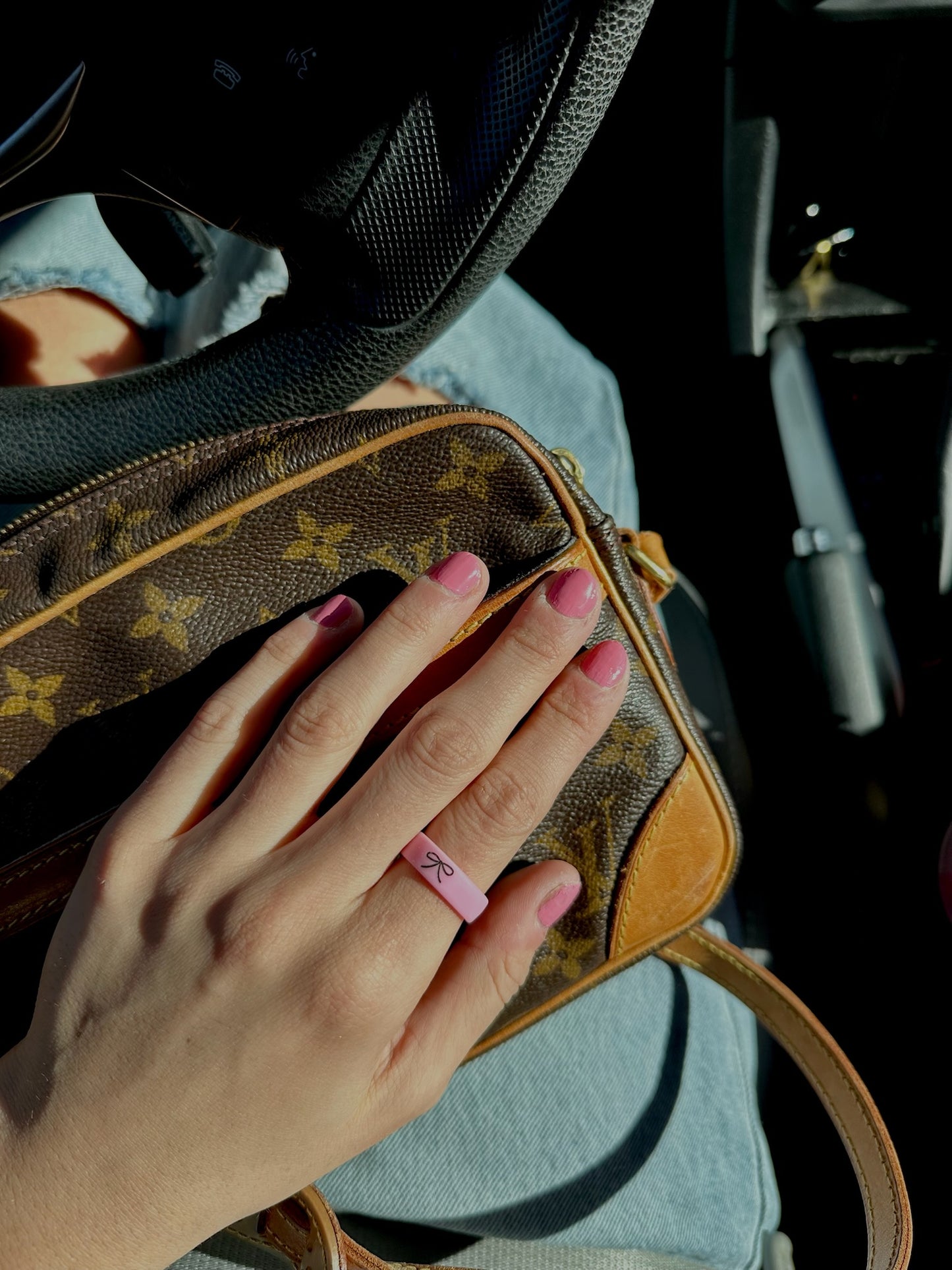 Flip Reversible bow / j'adore ring