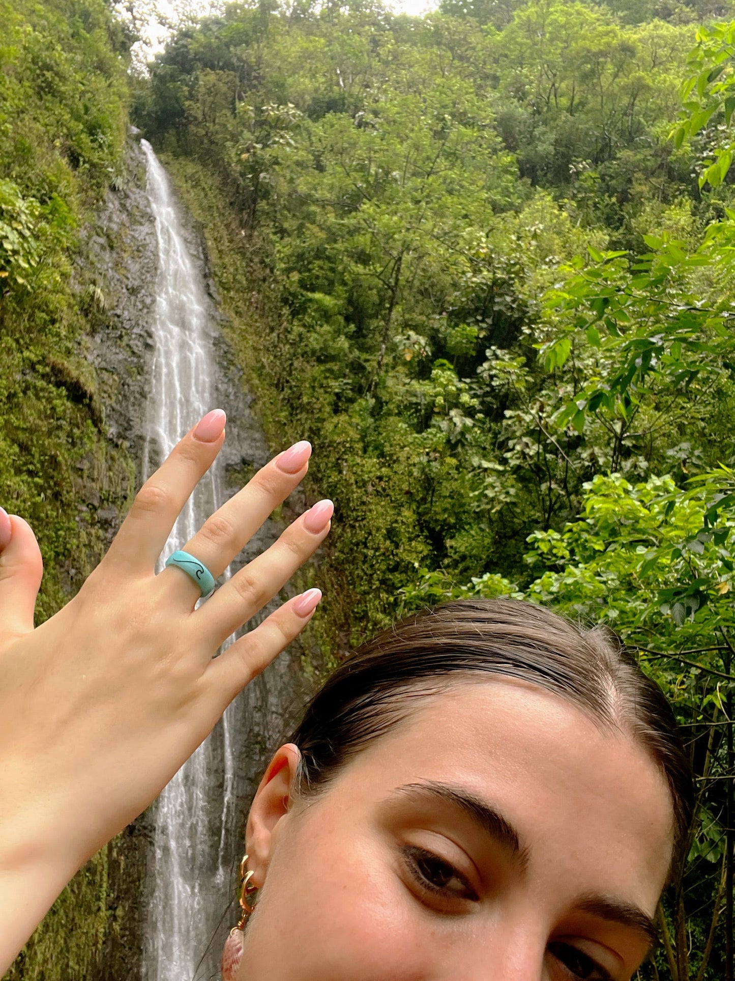 Flip Reversible wave / beachy ring