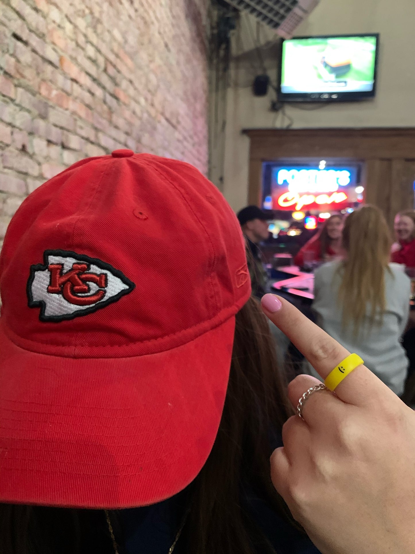 Flip Reversible smile / frown Ring