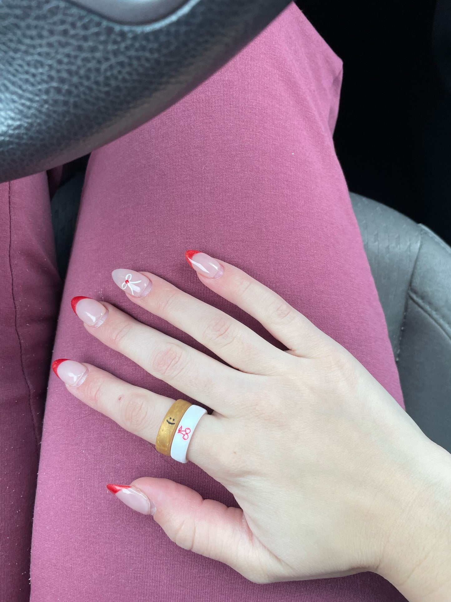 Flip Reversible cherry / wild ring