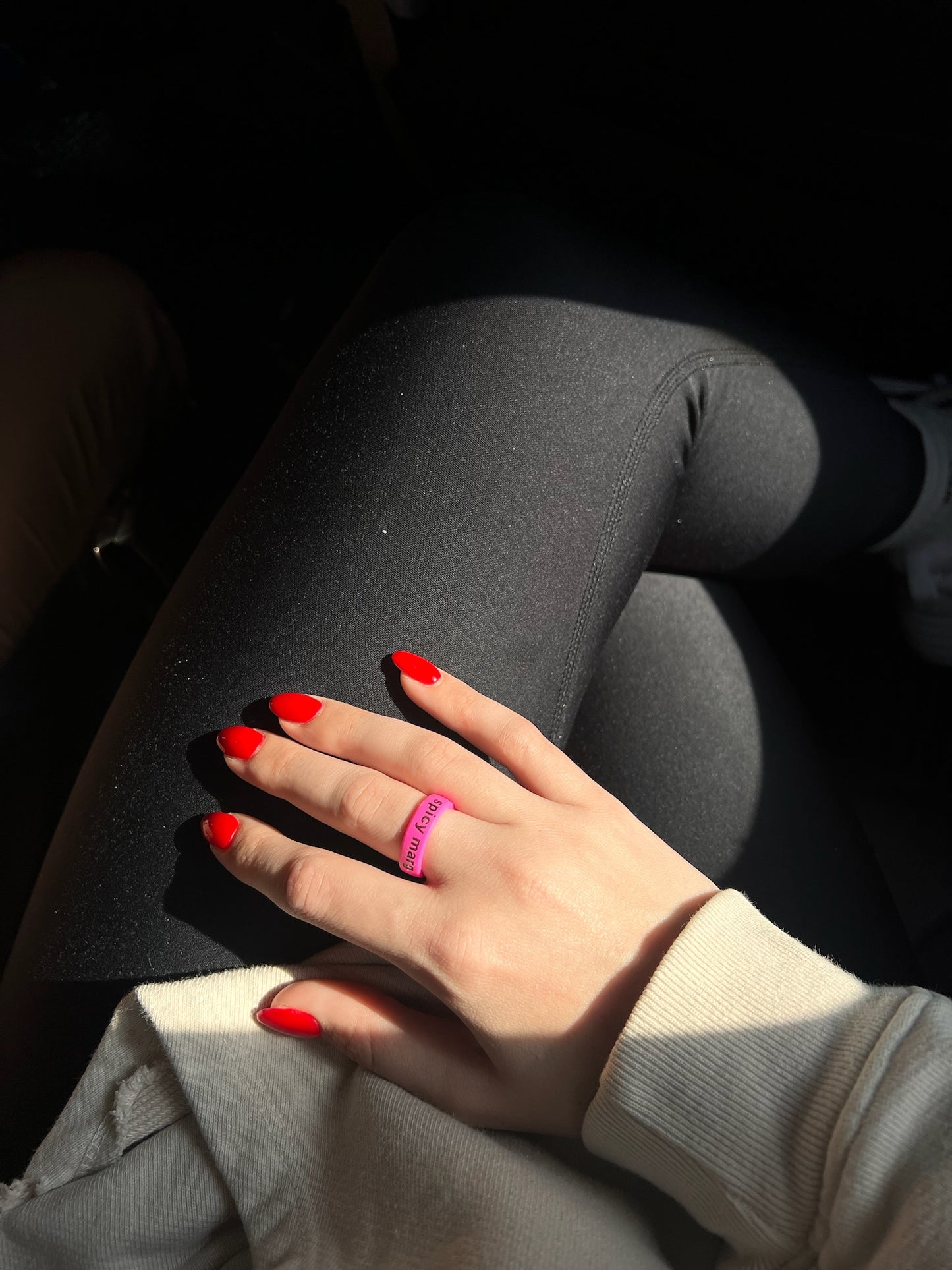 Flip Reversible spicy marg / dirty tini ring