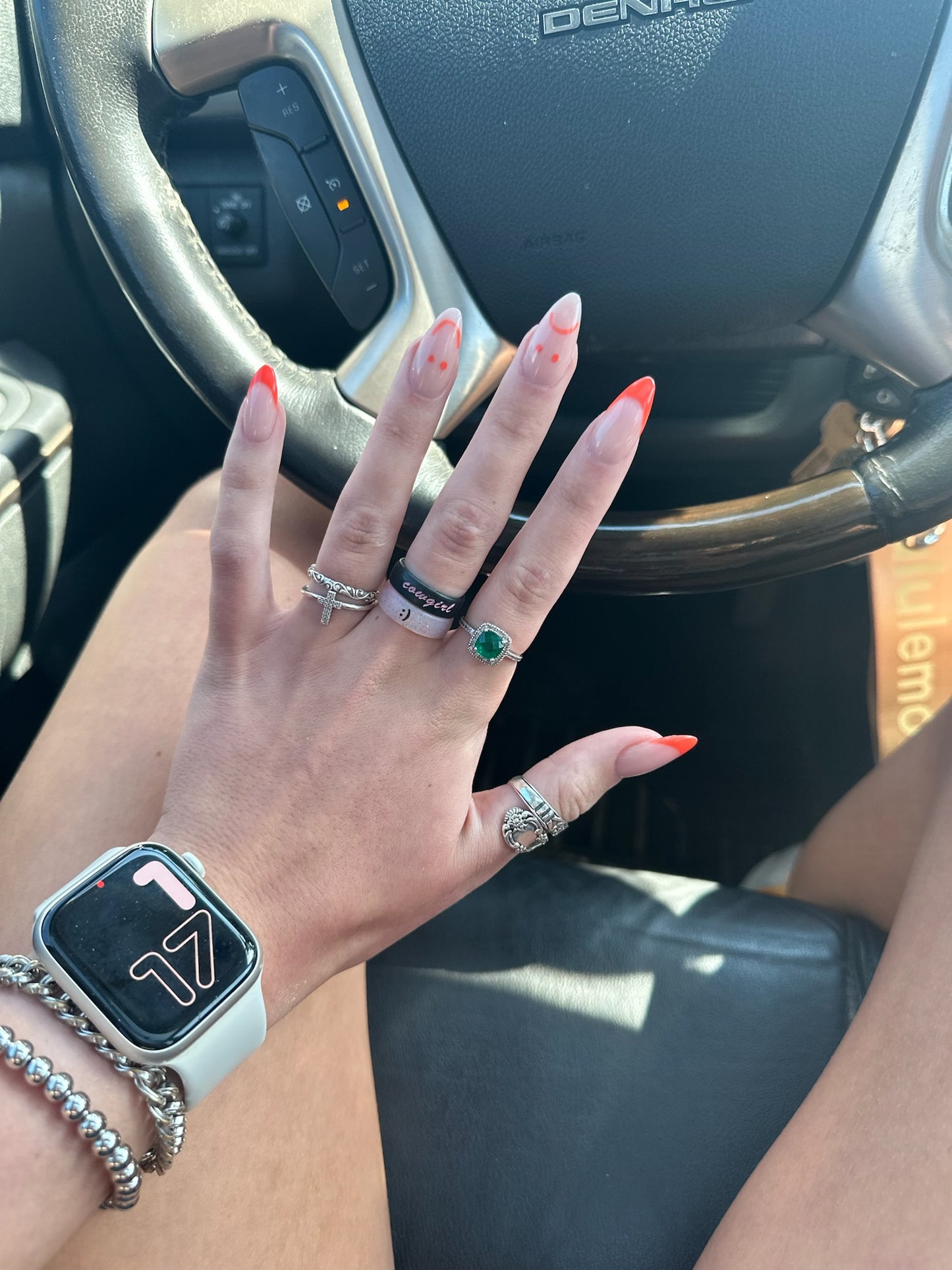 Flip Reversible cowgirl / yeehaw ring