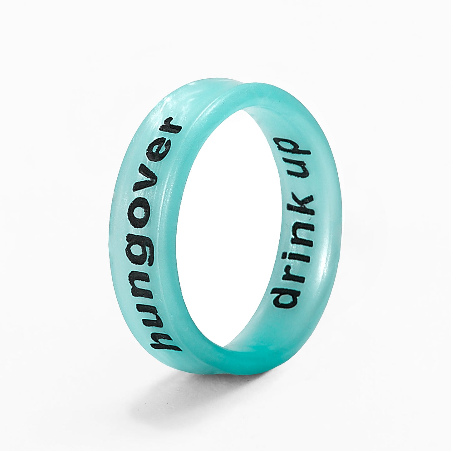 Flip Reversible drink up / hungover turquoise Rings