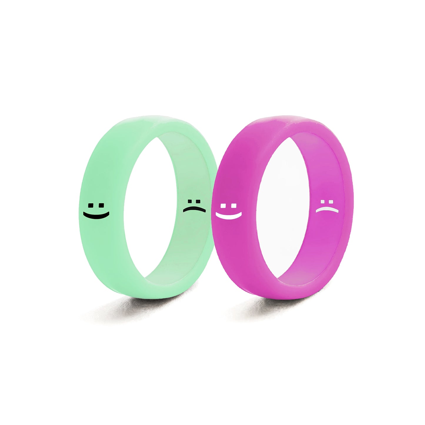 Flip Reversible smile rings 2pack mm