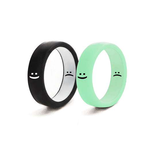 Flip Reversible smile ring 2pack bm