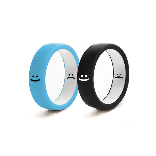 Flip Reversible smile ring 2pack bbw