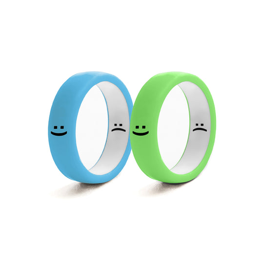 Flip Reversible smile ring 2pack bg