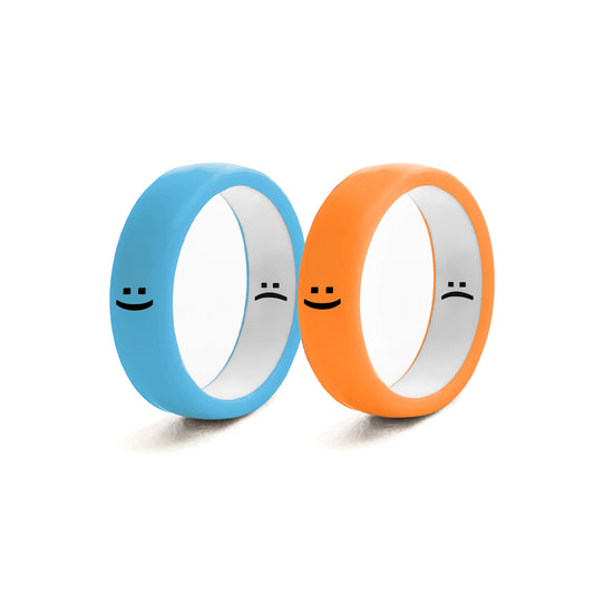 Flip Reversible smile ring 2pack bo