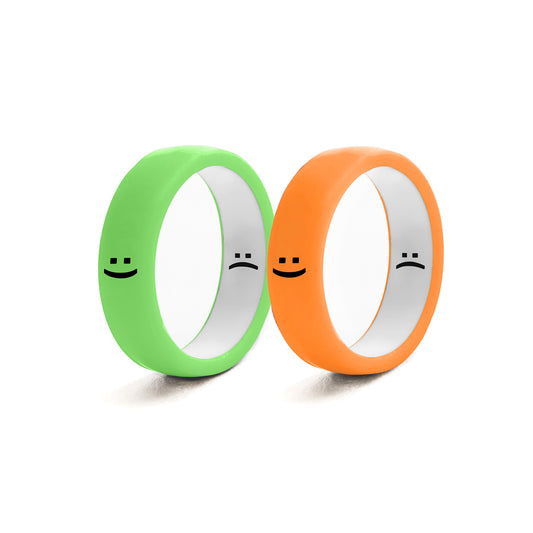 Flip Reversible smile ring 2pack go