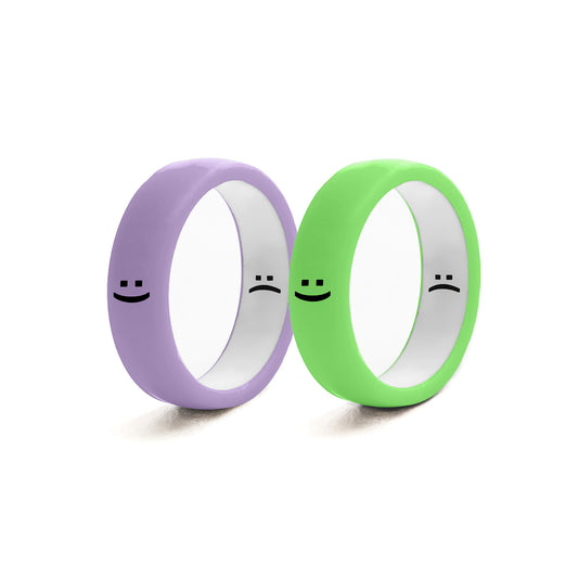 Flip Reversible smile ring 2pack lg