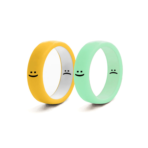 Flip Reversible smile rings 2pack ym FlipRings