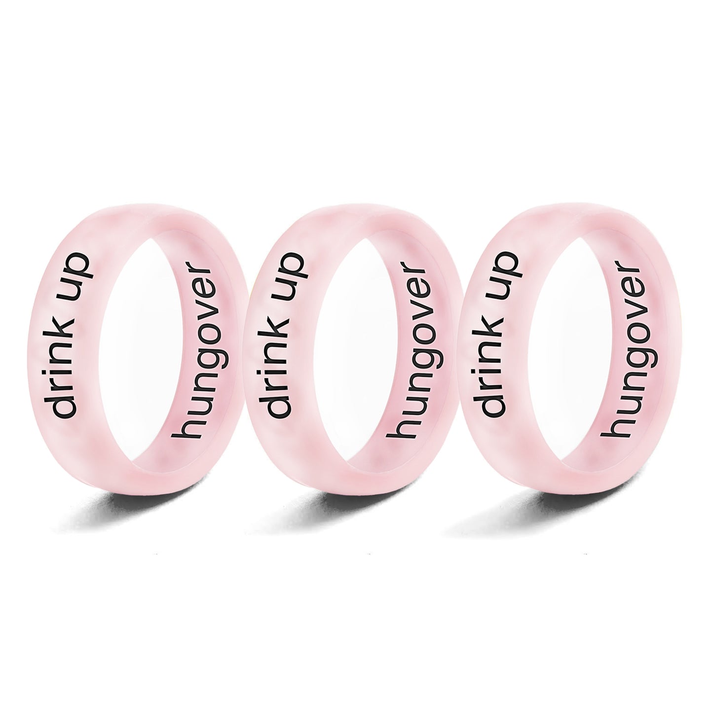 Flip Reversible drink up / hungover 3-pack Rings