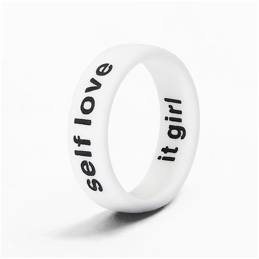 Flip Reversible self love / it girl Ring