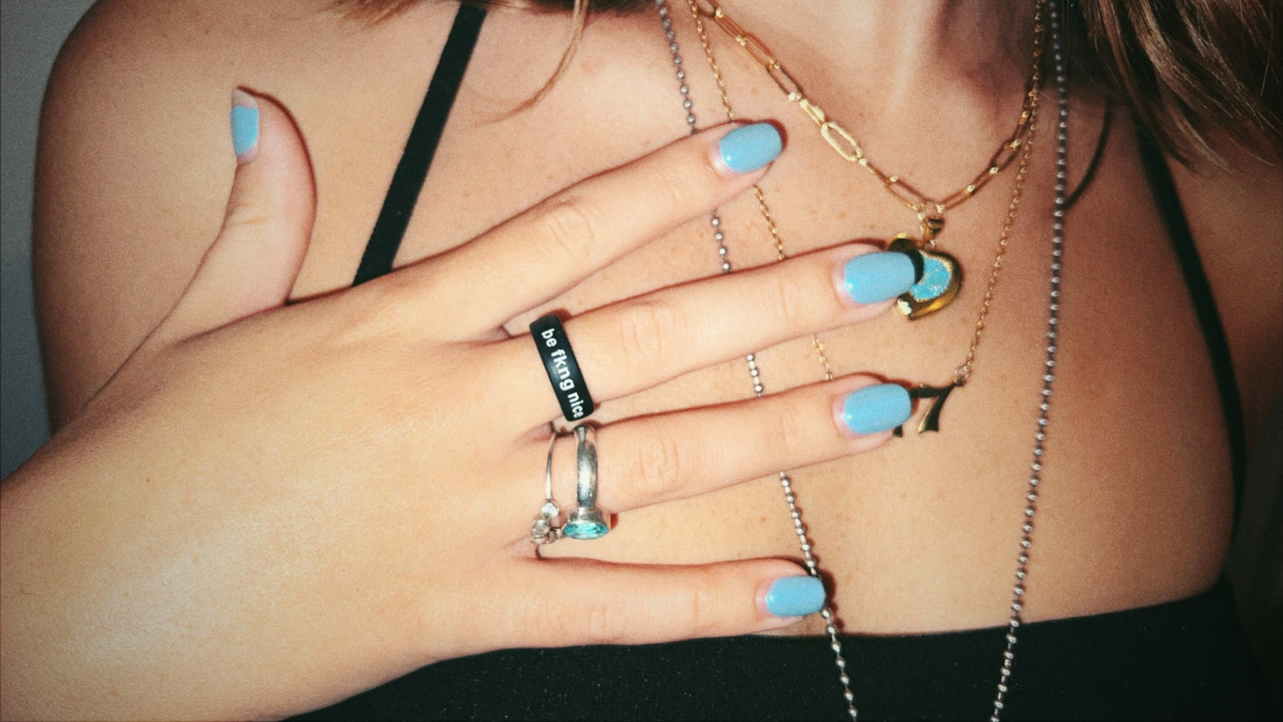 Flip Reversible be fkng nice / always Ring
