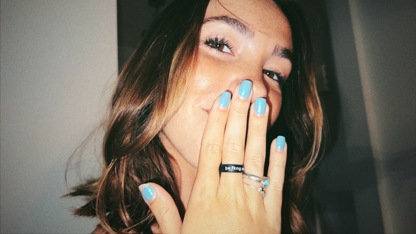 Flip Reversible be fkng nice / always Ring