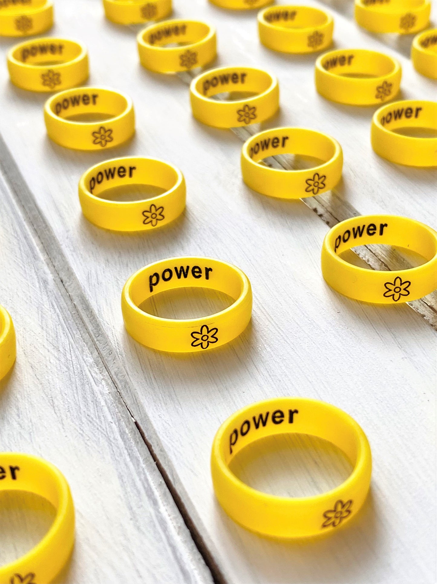 Flip Reversible flower / power Ring
