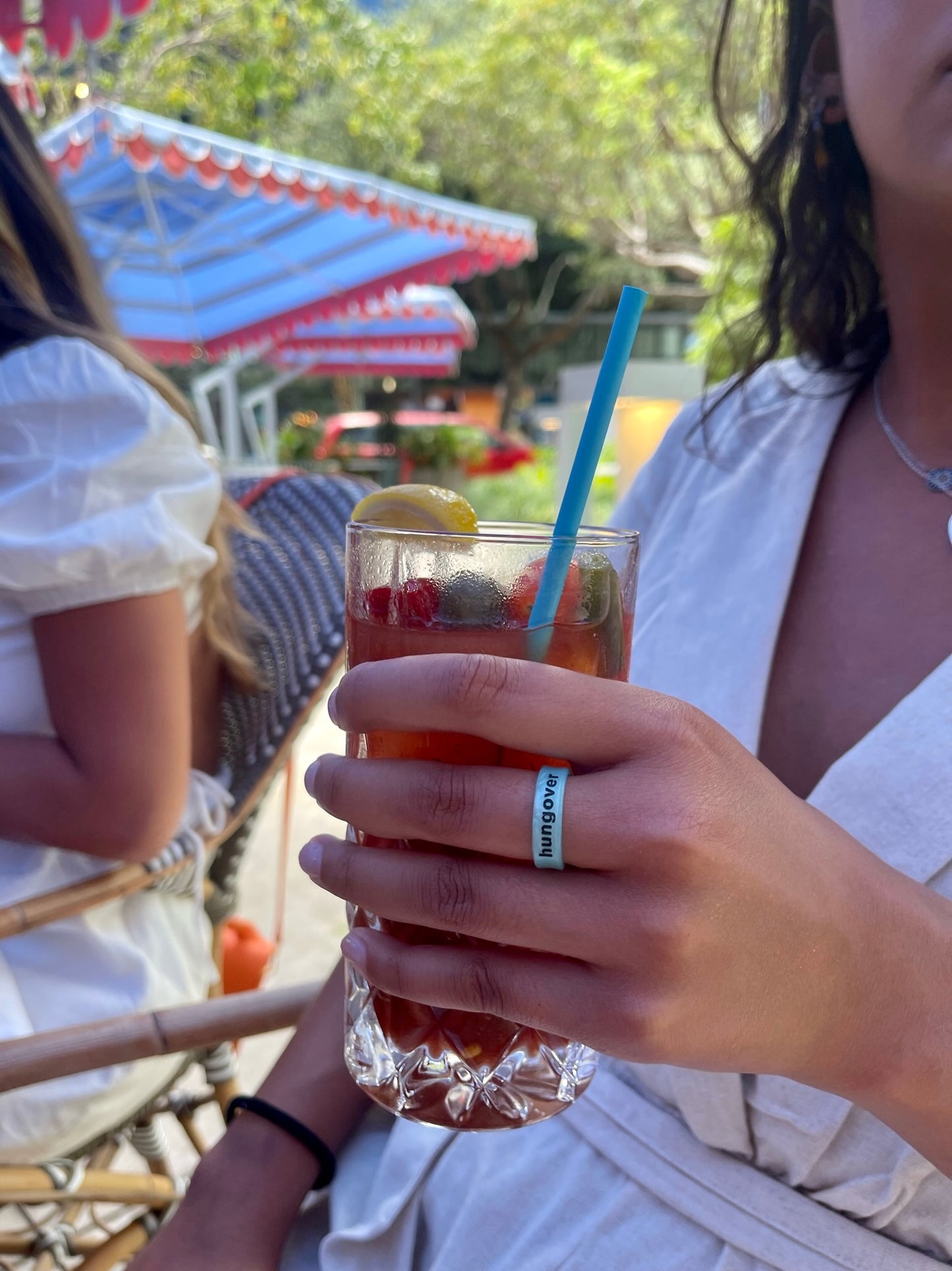 Flip Reversible drink up / hungover turquoise Rings