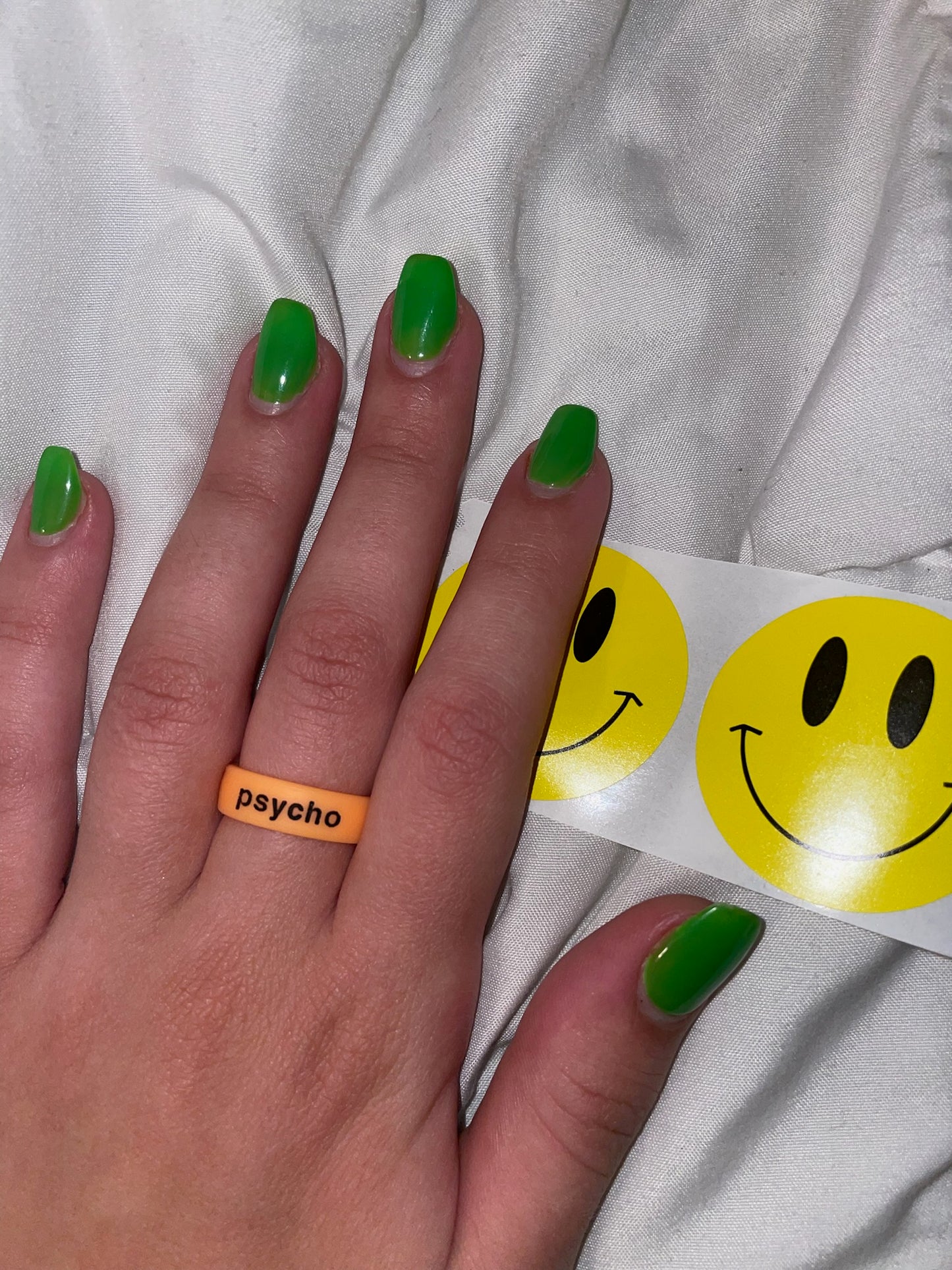 Flip Reversible psycho / sexy Ring