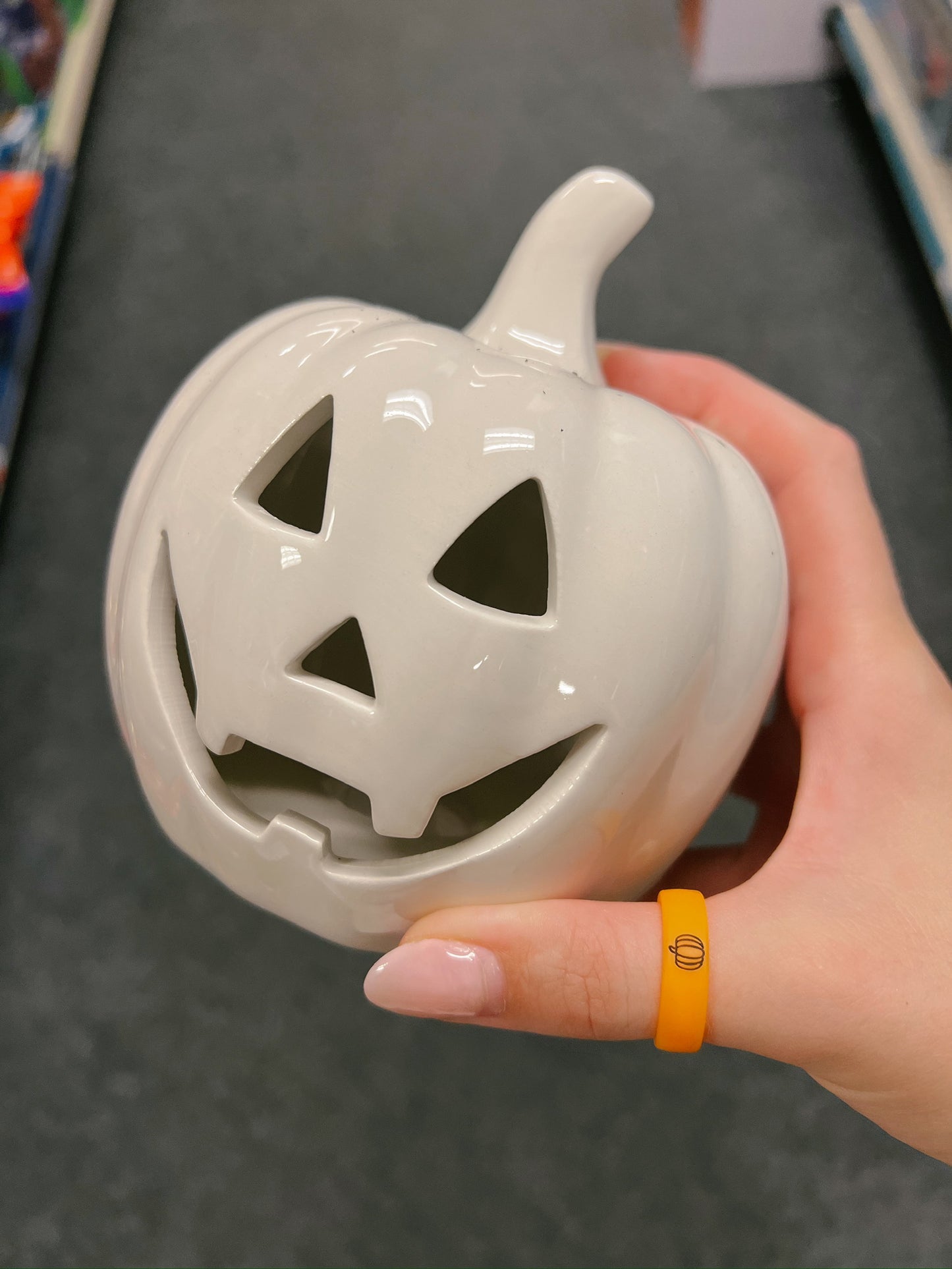 Flip Reversible pumpkin / fall y'all ring