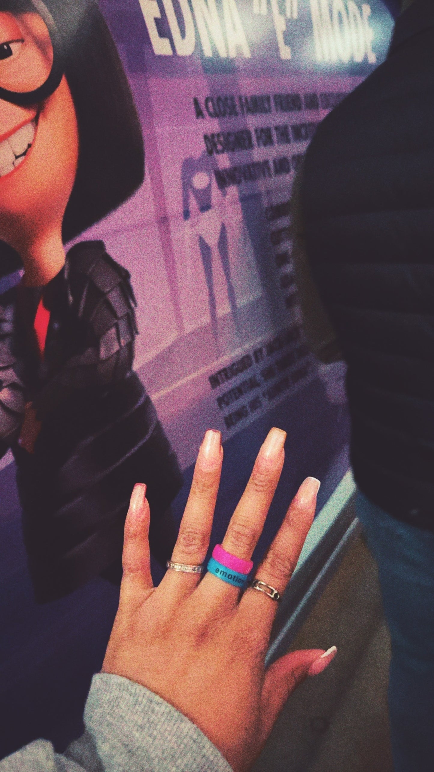 Flip Reversible emotional / wreck Ring