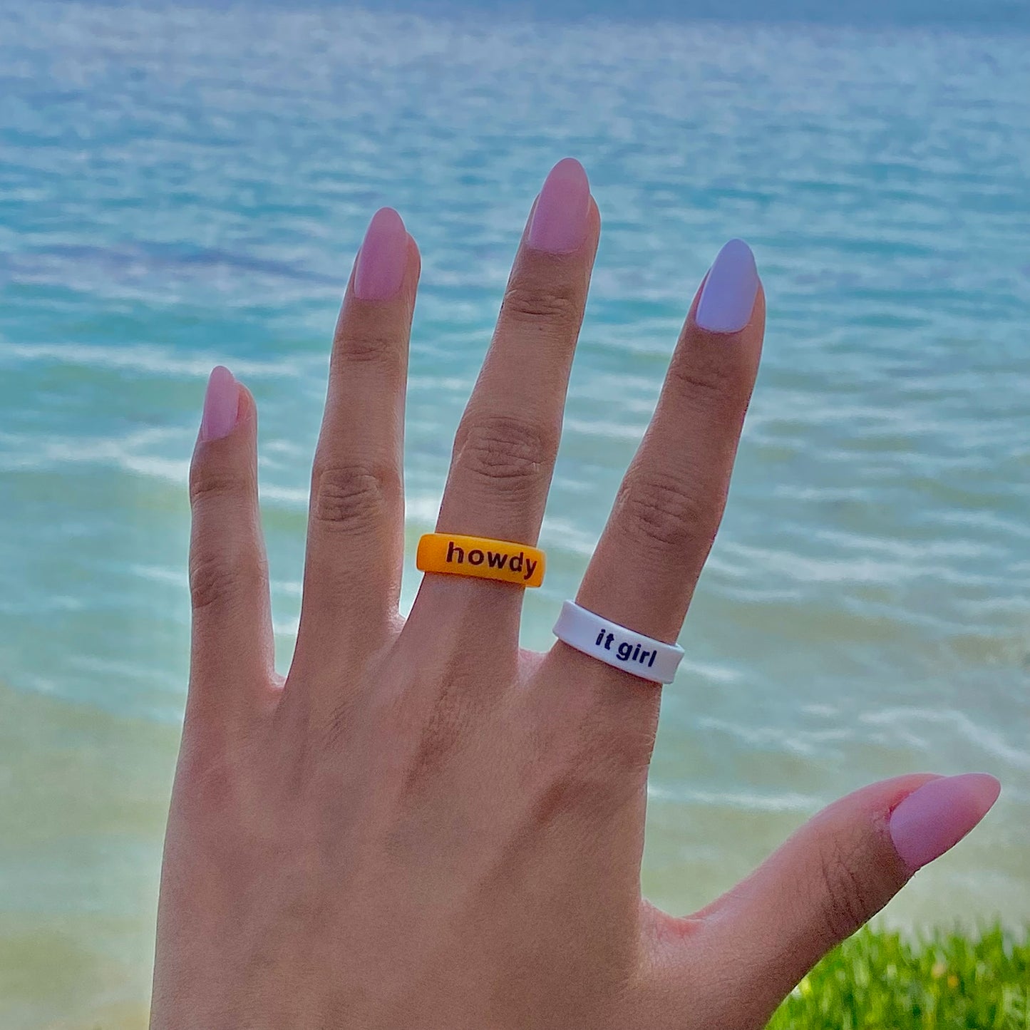 Flip Reversible self love / it girl Ring