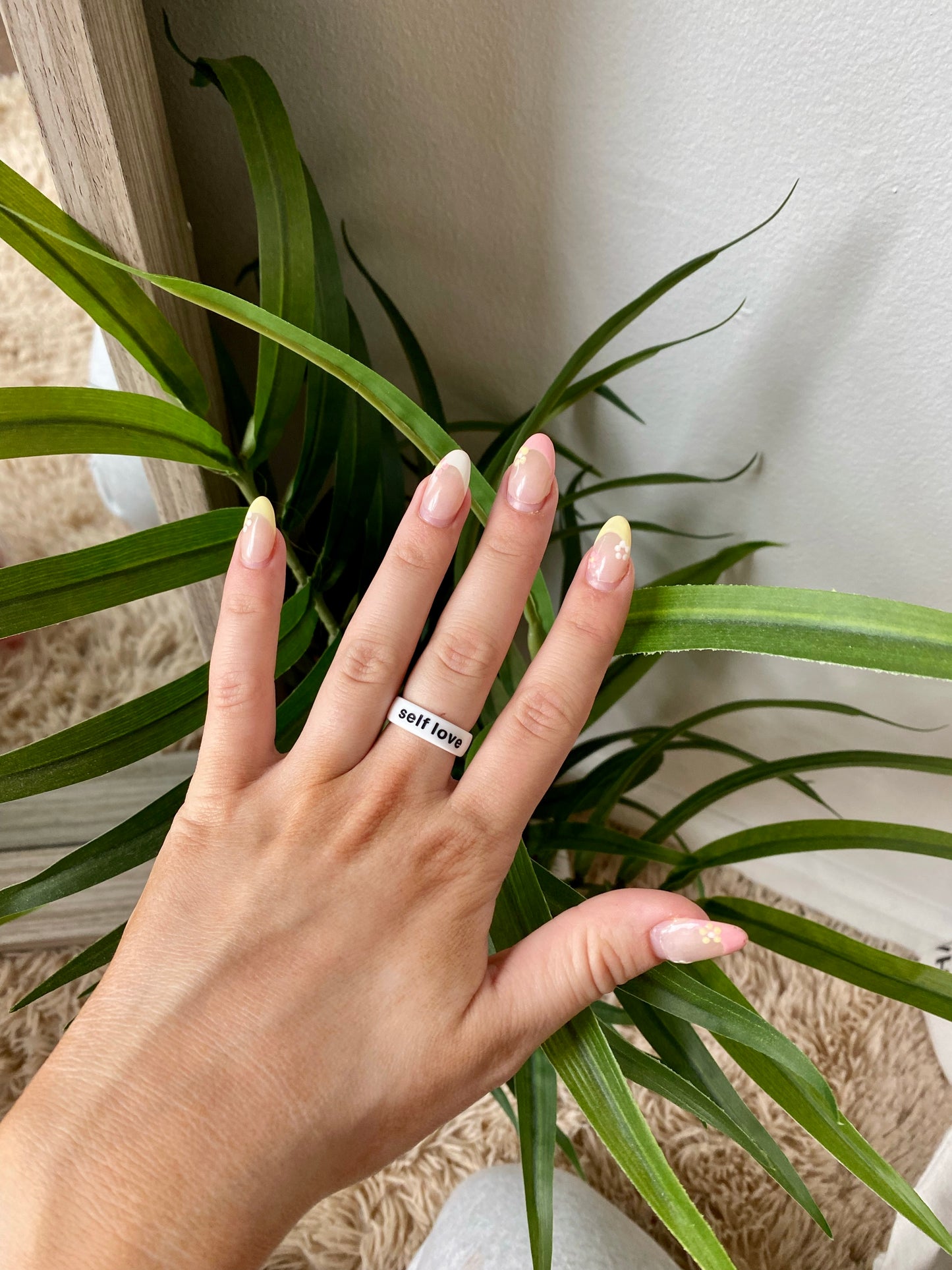Flip Reversible self love / it girl Ring