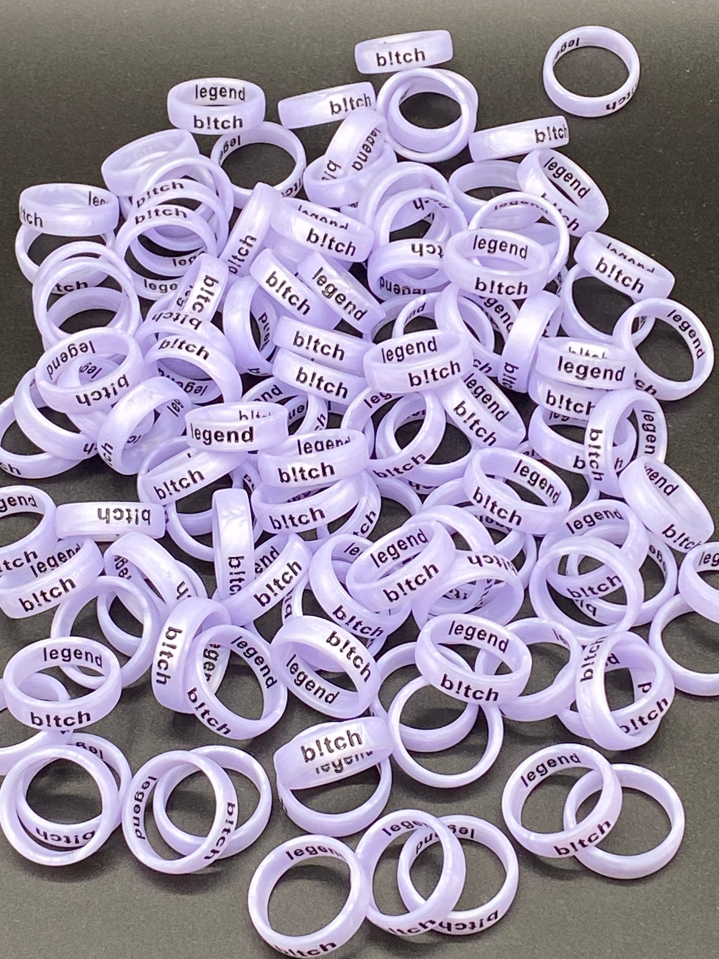 Flip Reversible b!tch / legend ring