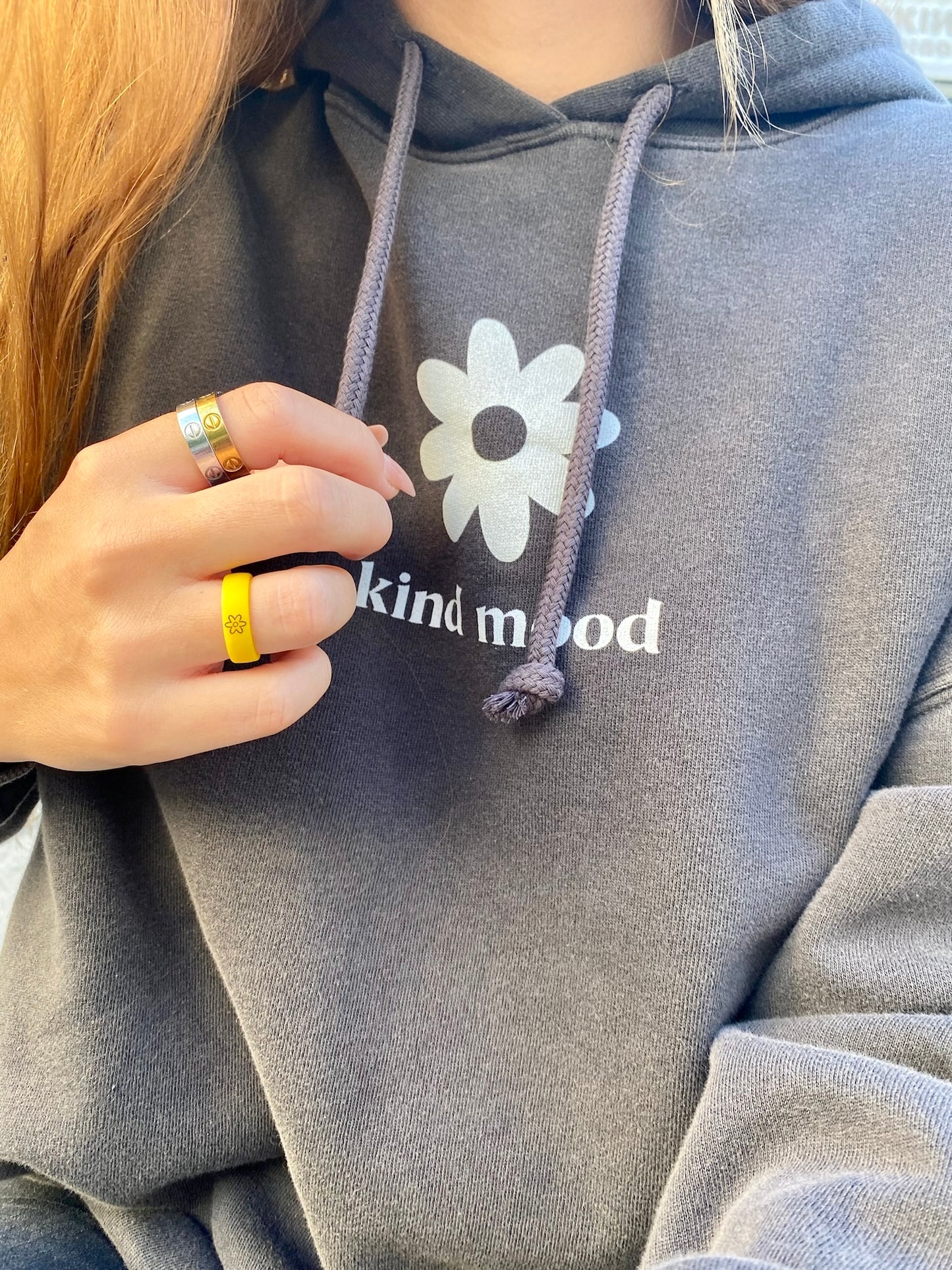 Flip Reversible flower / power Ring